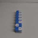 Extra Large Weekly Pill Organizer - XL Daily Pill Box - 7 Day Am Pm Pill Case Jumbo Pill Container for Supplements Big Pill Holder Twice A Day Oversized (Blue/White)