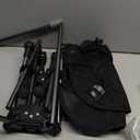 MOON LENCE Portable Camping Chair Backpacking Chair - The 4th Generation Ultralight Folding Chair - Compact, Lightweight Foldable Chairs for Hiking Mountaineering, Beach (Black-Plus)