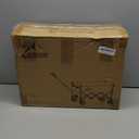 Collapsible Folding Wagon Cart, 350LBS Utility Large Capacity Cart Foldable Wagon with All Terrain Wheels, Grocery Wagons Carts for Garden Shopping Sports Camping, Black (100L)