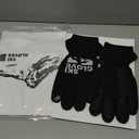 Waterproof Winter Snow Ski Gloves Men and Women - Windproof, Warm Thermal, for Running, Driving, Snowboarding (X-Large, #New Black)