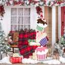 Jetec Cupcakes Christmas Outdoor Yard Signs Candy Decorations 44in Giant Cupcakes Xmas Yard Stakes Giant Stacking Holiday Decor Signs for Home Lawn Pathway Walkway Happy Birthday Themed Party