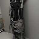 Heated Camping Chair for Adults, Heats Back and Seat, 3 Heat Levels, Fully Padded Heated Folding Chair for Outdoor Sports with Cup Holder, Rich Pockets, Battery NOT Included (Grey)