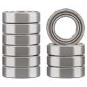 2 x XIKE 10 Pcs R188ZZ Bearings 1/4" x1/2" x3/16,Double Shield Seals Metal and Pre-Lubricated, Chrome Steel Deep Groove Ball Bearings.