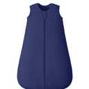 Baby Sleep Sack 12-18 Months 2.5 TOG, Winter Cotton Sleep Sacks Newborn and Infant, Warm Quilted Baby Wearable Blanket, Newborn Sleeping Bag with 2-Way Zipper Blue 1 Pack