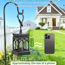 KOOPER 4 Pack Solar Lanterns Outdoor Waterproof, Brighter Hanging Solar Lantern Lights for Outside, Auto ON/Off Lanterns Decorative Outdoor for Garden Table Yard Path Tree Patio Lawn Decor, Gifts