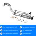 Exhaust Y Pipe Flex Pipe for 2009-2017 Buick Enclave/Chevy Traverse BE01F
