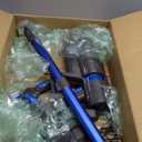 Cordless Vacuum Cleaner, 550W 45KPA 50Min Vacuum Cleaners for Home, Self-Standing Stick Vacuum with Touch Screen, 3 Power Modes, Rechargeable Battery, Handheld Vacuum for Pet Hair Carpet Floor (Blue)