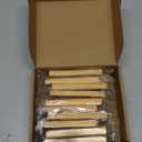 Goldenwarm 10 Pack 3-3/4in Champagne Bronze Cabinet Pulls Gold Cabinet Handles Bronze Drawer Pulls Champagne Gold Drawer Handles Square Kitchen Dresser Hardware for Bedroom Cupboard