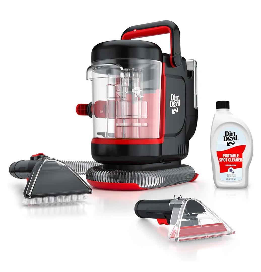 PARTS For Dirt Devil Portable Spot Cleaner Machine for Carpet and Upholstery, Powerful Suction Spot Cleaning Machine with Versatile Tools