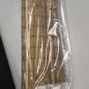 Cordless Bamboo Roman Shades for Windows, Blinds Size (35" W 48" H) Colour (Highfield Teak)