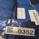 ASENKU Reflective Dog Coat with Built-in Harness, Windproof Fleece-Lined Dog Jacket for Small, Medium, Large Dogs, Warm Winter Vest with Turtleneck & Zipper (Navyblue M)