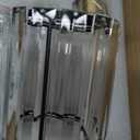 Modern Crystal Bathroom Vanity Light,Balck and Gold 4-Lights Bathroom Light Fixtures, Vanity Light Fixtures Over Mirror, Glass Wall Sconce Light for Bedroom, Kitchen, Living Room, Gallery, E26 Base (Black&Brass)