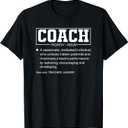 Coach Definition Funny Coach's Sports Instructor T-Shirt, Size M