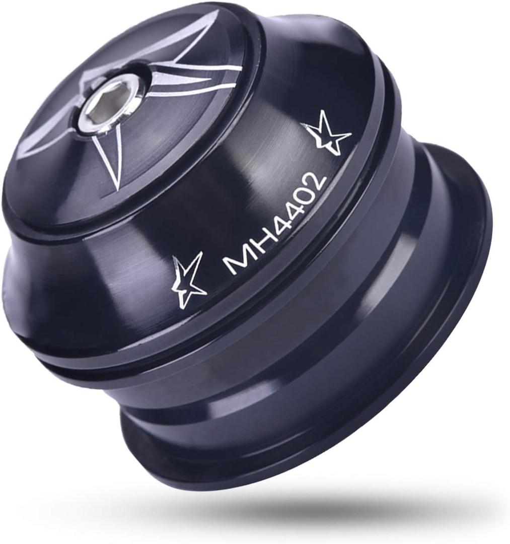 Keenso headsets with 44mm Cups Threadless Aluminium Alloy Headset Replacement Accessory (Black)