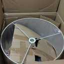 Adesso 3376-15 Hamilton Table Lamp, 26.25 in, 100W Incandescent/26W CFL, Walnut Eucalyptus Wood/Antique Brass, 1 Modern Lamp, Brown