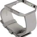 Fitbit Blaze Accessory Band, Leather, Mist Grey, Small