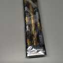 2 x Garbendy Black Gold Foil Christmas Wrapping Paper Roll - Mini Roll - 17 inch X 120 inch Per roll - Reversible 3 Different Design with Glitter Metallic Foil Shine (42.5 sq.ft.ttl)