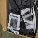 Hoteel 10x30 Pop Up Canopy Tent Heavy Duty with 8 Sidewalls, Waterproof Party Tent, Easy Set-up Commercial Instant Tents with Hand Bag, Rope & Nail, Hexagonal Leg (Black)