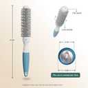 Small Round Brush for Precise Styling and Manageable Blowouts (0.75 inch) - Salon-Quality Tool for Wet or Dry Hair (Not Electrical)