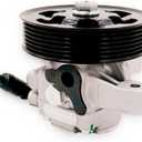 Power Steering Pump with Pulley Reservoir Fit for 2002-2006 Acura RSX 2.0L, for 2006-2008 Acura TSX 2.4L, for 2006-2007 Honda Accord 2.4L, for 2002 2005-2011 Honda CR-V 2.4L, for 2006-2011 Honda Element