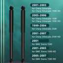 2x Struts AUTOMUTO Shock Absorbers Fits 01-03 05-06 for Chevy Silverado 1500/1500 HD,99-04 for Chevy Silverado 2500,01-07 for Chevy Silverado 2500 HD,for GMC Sierra 1500 HD 344385 Auto Shocks - Rear