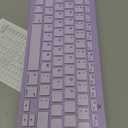 OMOTON Bluetooth Keyboard Compatible with iPad A16 11th 10th Generation, iPad 10.2 (9th/8th/7th), iPad Pro 13/12.9/11 inch, iPad Air/Mini and More iOS Devices, Purple