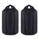 MOOCY Compression Stuff Sack, 12L/45L Sleeping Bag Cover Sack Sleeping Bags Storage Stuff Sack Organizer - Great Sleeping Bags Clothes Camping Hiking Backpacking, Pack of 1