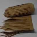 Mexican Tiki Hut Grass Skirting Roof Tiki Bar Grass Duck Blind for Thatch Roofing Bar Decorations Roll Palm Palapa Straw Thatch Roof for Fence Party(Yellow,197 x 15 Inch)
