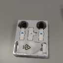 2pcs Lavalier Wireless Microphone for iPhone iPad Video Recording,Mini Microphone for Game Live Streaming,interviews,YouTube,TikTok,Vlog (White)