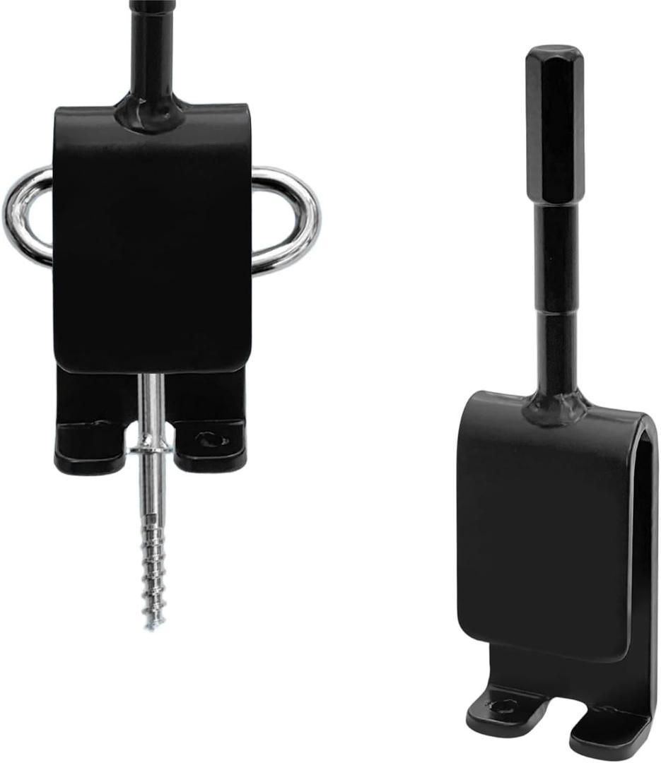 2 PCS Universal Ice Anchor Tools, Heavy Duty Ice Fishing Anchor Power Drill Adapter, Ice House Anchors for Ice Insert Sewing, Durable Metal Winter Ice Fishing Accessories for Ice Shanty Tent Setup