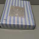 ROSE&RISY Blue Queen Duvet Cover Set, 3 Pieces Soft Bedding Queen Set, Breathable and Cooling,Includes 1 Duvet Cover, 2 Pillow Cases (Blue Stripe, Queen)