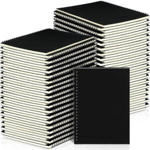 Yahenda Spiral Notebook Bulk A5 Journal Lined 8.3'' x 5.5'' Writing Composition Paper Small Notepad Subject Notebook for Students Office Business Back to School Supplies(Black,54 Pcs) Yahenda Spiral Notebook Bulk A5 Journal Lined 8.3'' x 5.5'' Writing Composition Paper Small Notepad Subject Notebook for Students Office Business Back to School Supplies(Black,54 Pcs)