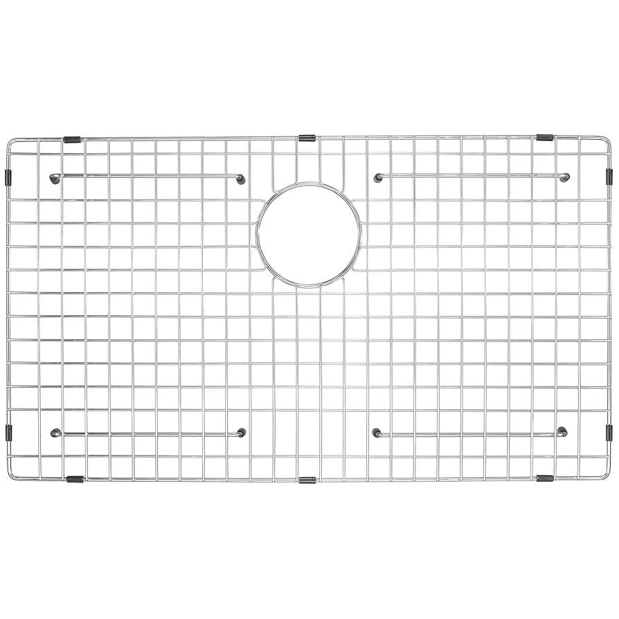 Serene Valley Sink Protector and Kitchen Sink Bottom Grid NDG3321, 304 Premium Stainless Steel, dim 29 11/16" x 15 11/16"