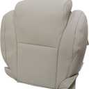 Pripirlod Perforated Leather Driver Side Bottom Seat Cover Tan Fit for Toyota Tundra Sequoia 2007 2008 2009 2010 2011 2012 2013