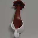 Jetec Floating Spilling Coffee Cup Magic Pouring Splash Coffee Mug Pouring Spilling Mugs Cafe Novelty Funny Cup Sculpture Art Decoration for Home Decor