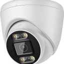 Eyessys 8MP PoE Security IP Camera, 4K 2160P PoE Dome Audio Camera with 110° Wide Angle Lens, AI Human/Vehicle Detection, Custom Monitoring Areas, Color Night Vision