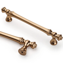 Asidrama 10 Pack 5 Inch(128mm) Champagne Bronze Kitchen Cabinet Handles,Brushed Brass Cabinet Pulls Kitchen Cabinet Hardware for Cupboard Gold Drawer Pulls