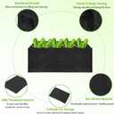 3 Pack Plant Grow Bags,Breathable Fabric Raised Garden Bed,36L/9.5 Gallon 400GSM Heavy Duty Growing Pots for Vegetable,Flowers,Fruit/Flower Planter Containers with Handles