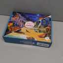 2-Pack 300 Pieces Puzzles for Adults, Nostalgic Classroom Scene Puzzles 300 Pieces Seaside Amusement Park Jigsaw Puzzles for Adults, Birthday Party for Family Kids, Game Nights Gifts