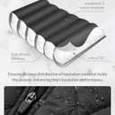 baleaf Women's Puffer Jackets Lightweight Winter Warm Stand Collar Water Resistant Golf Quilted Jacket 4 Pockets Black L