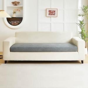 Disayu Couch Covers for 3 Cushion Sofa Pet Friendly Couch Cushion Covers Universal Sofa Covers Washable Stretch Slipcovers for Sectional Sofa (Texture Gray,Large Triple Seat Cover)