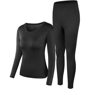 PISIQI Thermal Underwear Women Ultra-Soft Long Johns Set Base Layer Skiing Winter Warm Top & Bottom size S