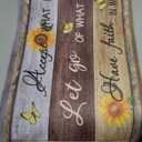 Likiyol Kitchen Mats for Floor Sunflower Kitchen Rugs Anti Fatigue Farmhouse Floral Non Slip Kitchen Rugs and Mats Washable Kitchen Floor Mat for Home, Sink,  18'' x 48'', Pack of 1