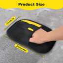 2 x Pet Hair Removal Gloves for Cats & Dogs, Reusable Electrostatic Grooming Gloves, Efficient Quick Hair Remover for Couch, Car Seat, Furniture, Carpet & Bedding (2 Pcs)