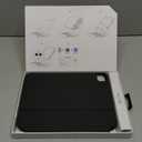 ESR iPad Air 11 Inch Case with Keyboard (M3/M2, 2025/2024) & iPad Pro 11/Air 5th/4th Gen Keyboard, Easy-Set Magnetic Stand, Portrait/Raised Modes, with Removable Protective Case, Black