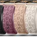 4Pack Leopard Engraved Bands Compatible with Apple Watch Band for women 40mm 41mm 42mm 38mm 44mm 45mm 46mm 49mm, Soft Silicone Cheetah Sport Strap for iWatch Series 10 9 8 7 6 5 4 3 2 1 Ultra/2 SE