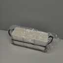 Cutlery Holder with Drain Holes, Silverware Caddy for Party Countertop, 3pcs Bins Set Utensil Holders for Spoon and Fork, White