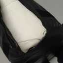 SWANOO Car Foot Rest with Extra Long Straps - Adjusts to Any Carseat or Toodlers Booster Seat - Black Leather Leg Rest for Kids