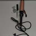 Large Curling Iron 2 Inch, Ceramic Long Barrel Hair Curling Wand, Hair Styling Tool, Dual Voltage, LCD Display, Black