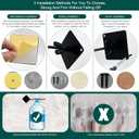 New 6.6-Inch Multifunctional Tumbler Lid Organizer, Cup Lid Holder, Glass Lid Hooks, Rotate at Any Angle, Also Can Be Used as a Hat Rack, Baseball Cap Wall Hanging (Square 2 Pcs)